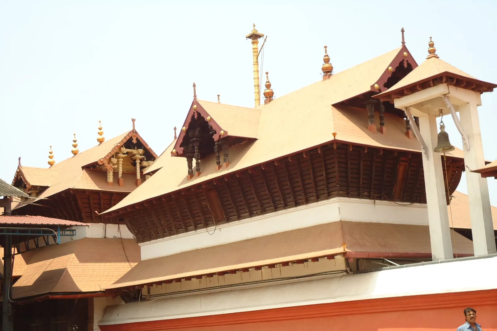 Guruvayur Sri Krishna temple with its traditional Kerala architecture
