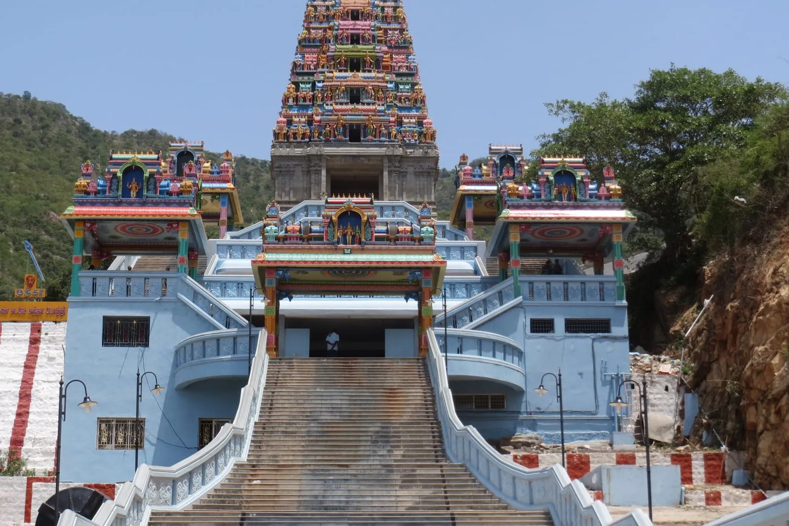 Marudamalai hill temple of Lord Murugan in the Western Ghats foothills near Coimbatore
