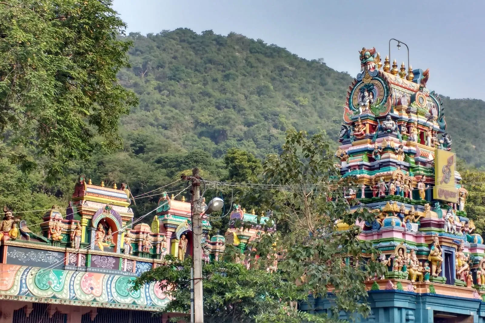 Pazhamudircholai Murugan temple in the forested Alagar hills