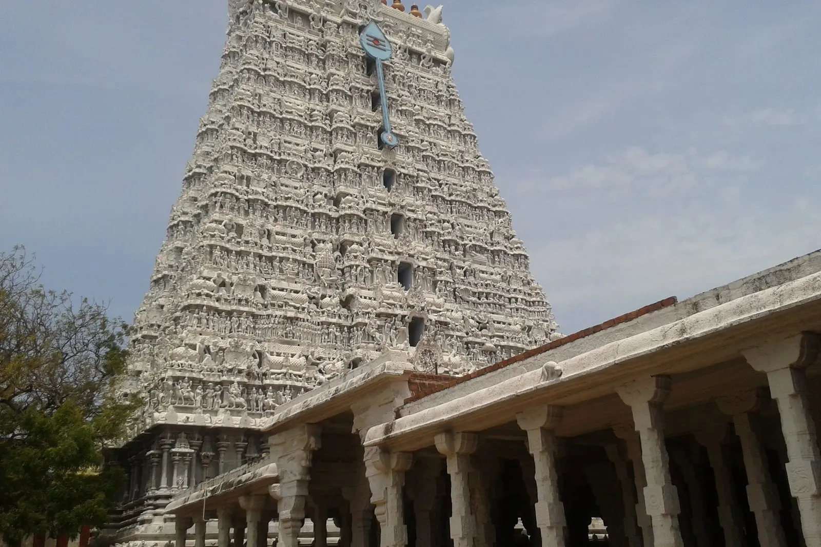 Gopuram of the Tiruchendur Murugan temple